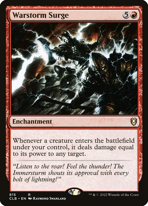 Warstorm Surge (815) [Commander Legends: Battle for Baldur's Gate]