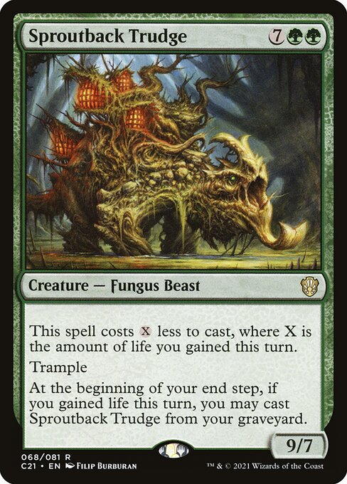 Sproutback Trudge (68) [Commander 2021]