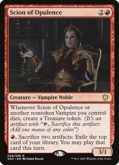 Scion of Opulence (28) [Crimson Vow Commander]