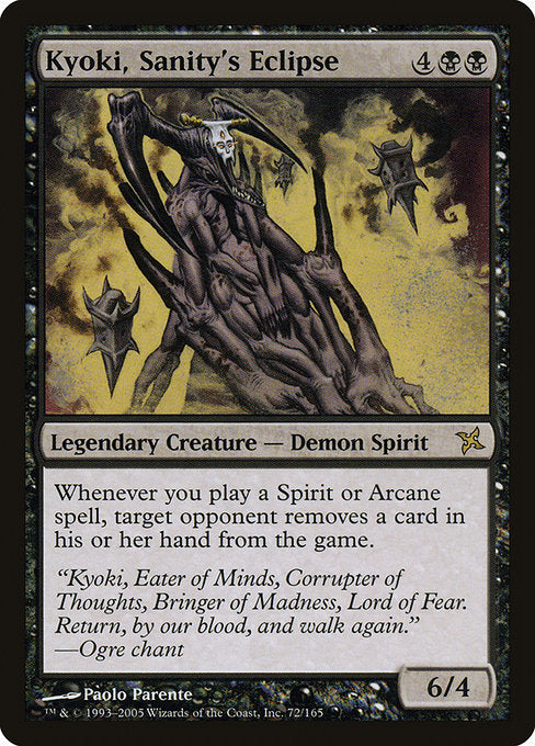 Kyoki, Sanity's Eclipse (72) [Betrayers of Kamigawa]