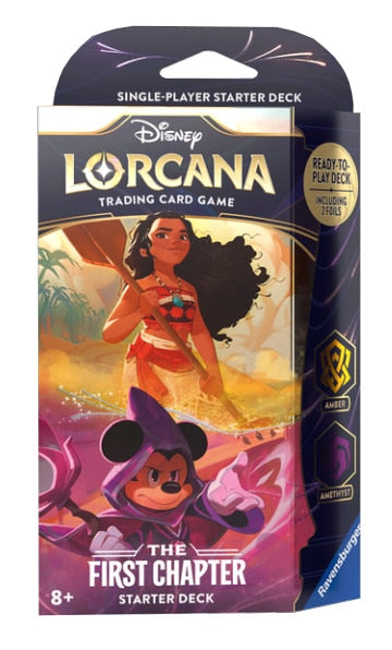 Disney Lorcana The First Chapter: Amber &amp; Amethyst Starter Deck image 0