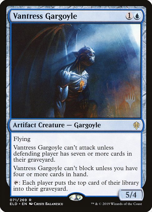 Vantress Gargoyle (71p) [Throne of Eldraine Promos]