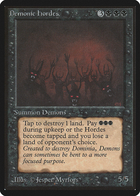 Demonic Hordes (104) [Limited Edition Beta]