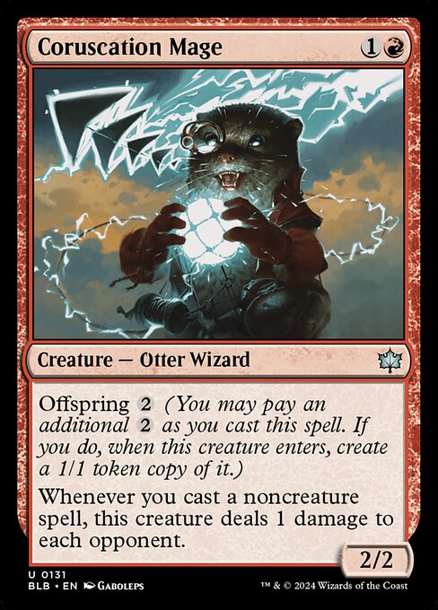 Coruscation Mage (131) [Bloomburrow]