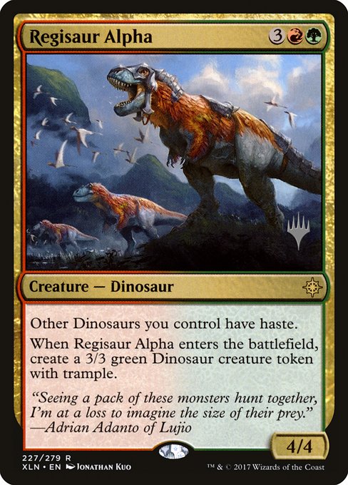 Regisaur Alpha (227p) [Ixalan Promos]