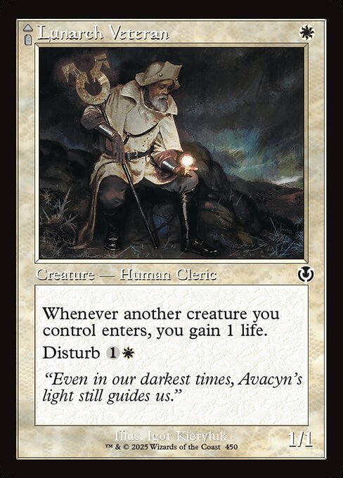 Lunarch Veteran // Luminous Phantom (450) [Innistrad Remastered]