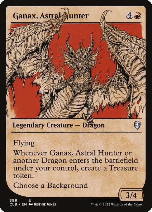 Ganax, Astral Hunter (398) [Commander Legends: Battle for Baldur's Gate] [Showcase]