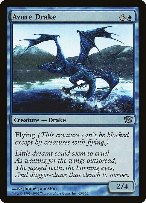Azure Drake (63★) [Ninth Edition]