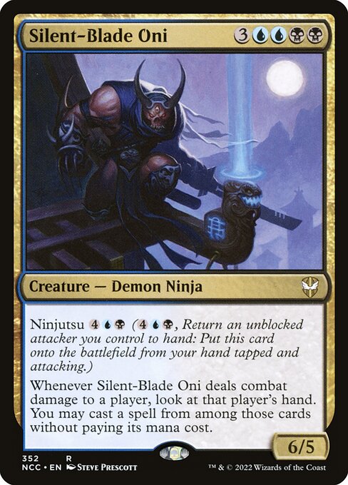 Silent-Blade Oni (352) [New Capenna Commander]