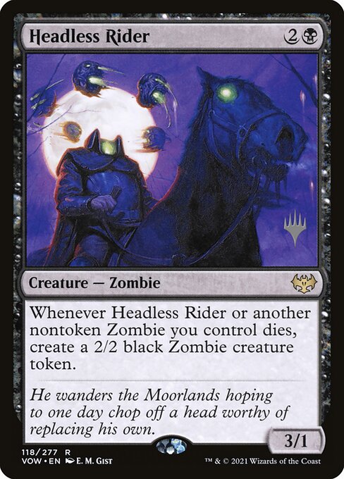 Headless Rider (118p) [Innistrad: Crimson Vow Promos]