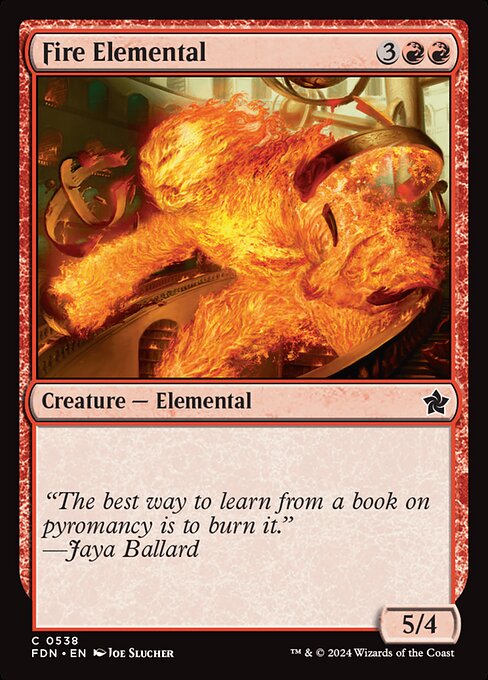 Fire Elemental (538) [Foundations]