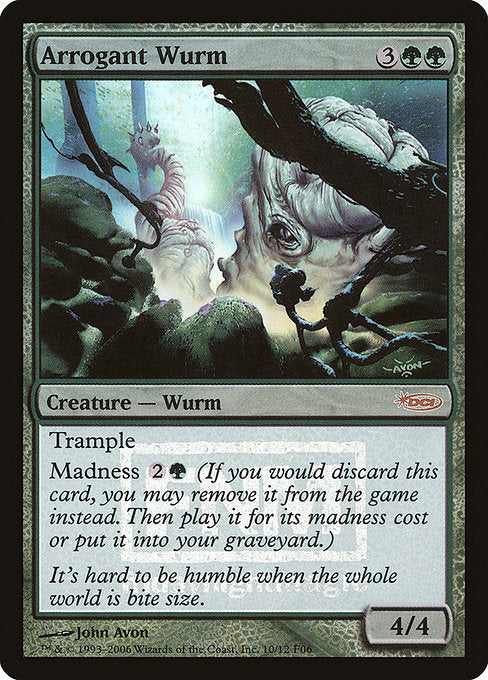 Arrogant Wurm (10) [Friday Night Magic 2006]