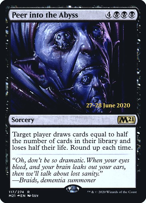 Peer into the Abyss (117s) [Core Set 2021 Promos]