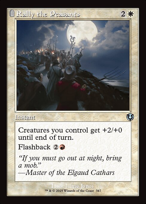 Rally the Peasants (347) [Innistrad Remastered]