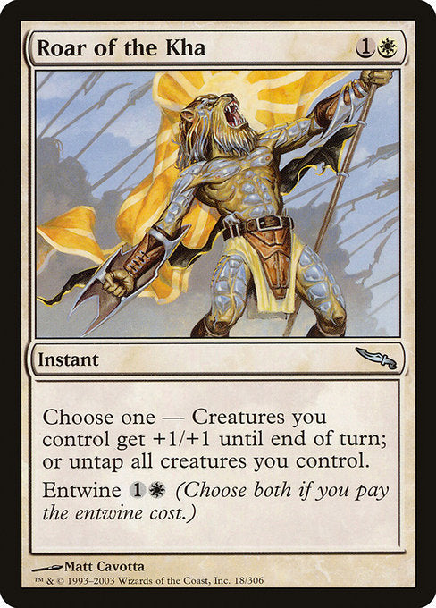 Roar of the Kha (18) [Mirrodin]