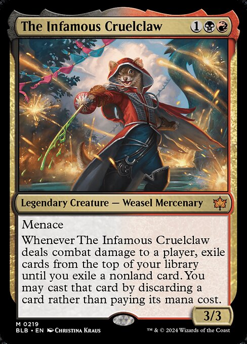 The Infamous Cruelclaw (219) [Bloomburrow]