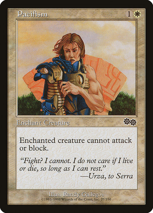 Pacifism (27) [Urza's Saga]