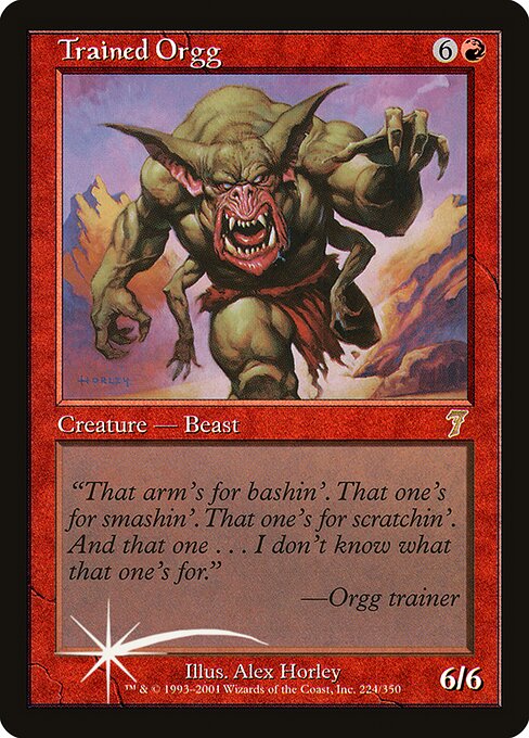 Trained Orgg (224★) [Seventh Edition]