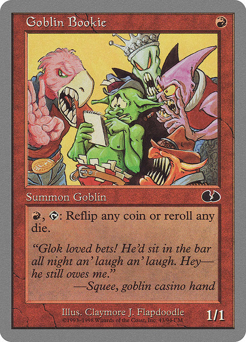 Goblin Bookie (43) [Unglued]