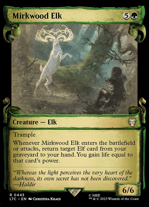 Mirkwood Elk (443) [Tales of Middle-earth Commander] [Showcase]