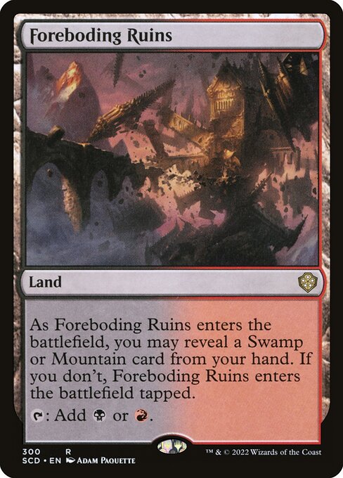 Foreboding Ruins (300) [Starter Commander Decks]