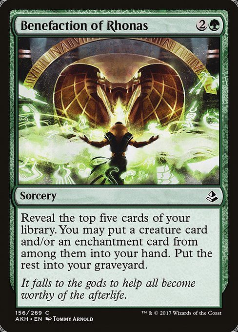 Benefaction of Rhonas (156) [Amonkhet]