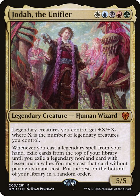 Jodah, the Unifier (203p) [Dominaria United Promos]
