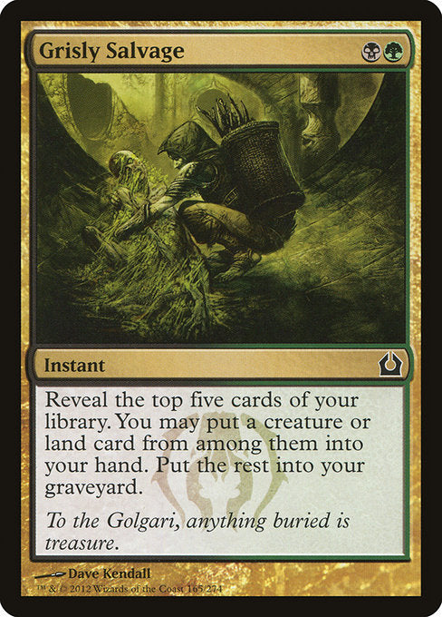 Grisly Salvage (165) [Return to Ravnica]