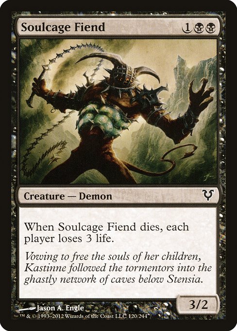 Soulcage Fiend (120) [Avacyn Restored]