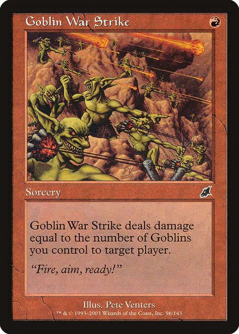 Goblin War Strike (96) [Scourge]
