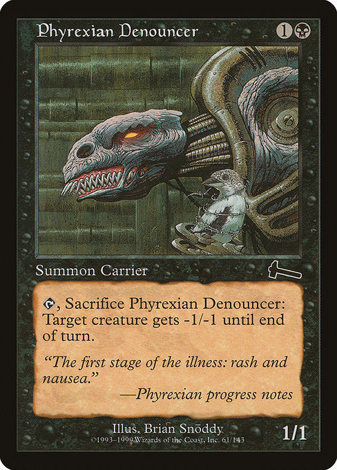 Phyrexian Denouncer (61) [Urza's Legacy]