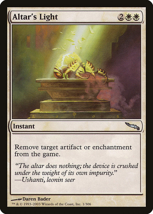 Altar's Light (1) [Mirrodin]