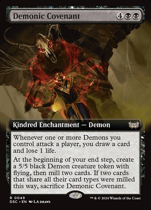 Demonic Covenant (49) [Duskmourn: House of Horror Commander]