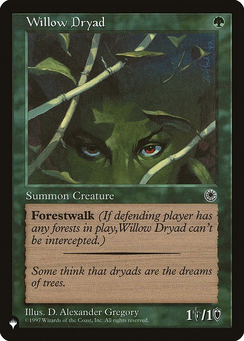 Willow Dryad (POR-193) [The List]