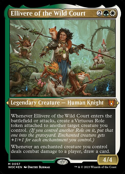 Ellivere of the Wild Court (57) [Wilds of Eldraine Commander]