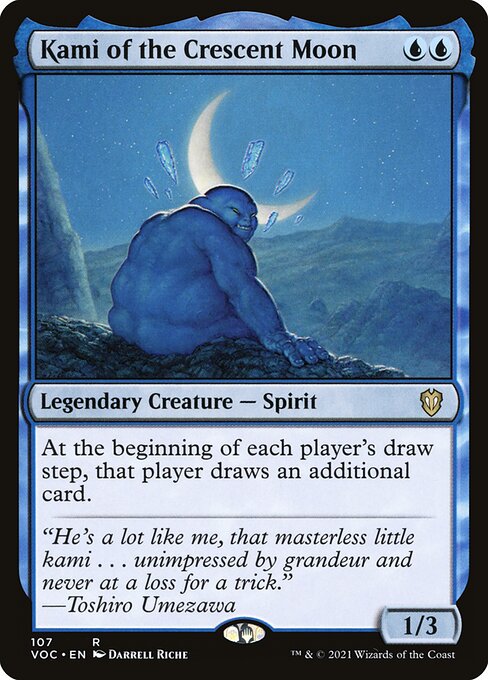Kami of the Crescent Moon (107) [Crimson Vow Commander]