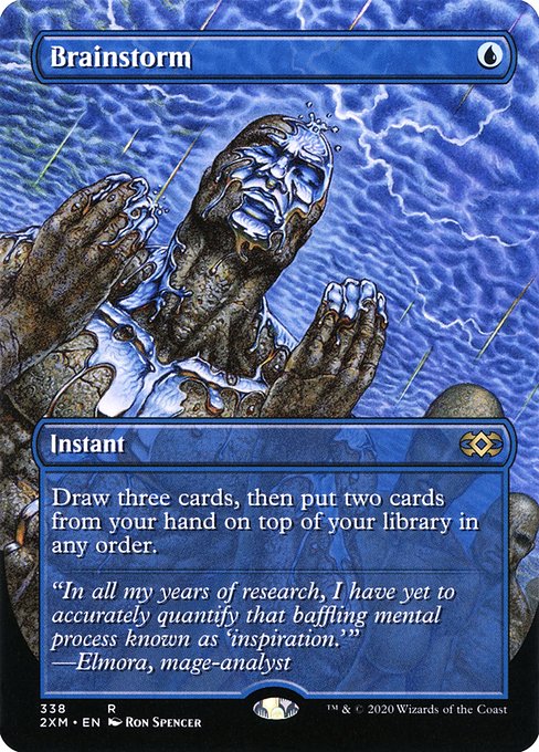 Brainstorm (338) [Double Masters] [Borderless]