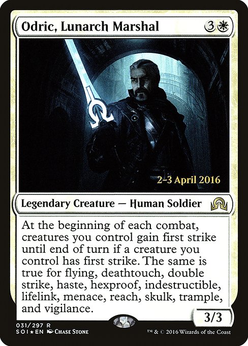 Odric, Lunarch Marshal (31s) [Shadows over Innistrad Promos]