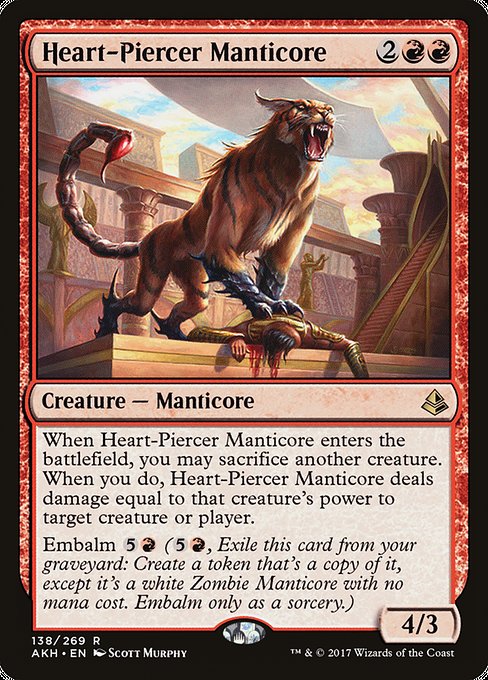 Heart-Piercer Manticore (138) [Amonkhet]