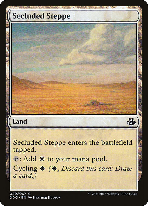 Secluded Steppe (29) [Duel Decks: Elspeth vs. Kiora]