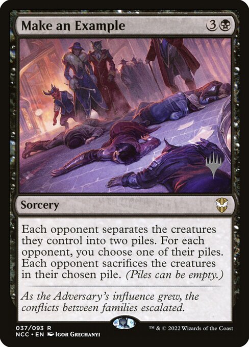 Make an Example (37p) [New Capenna Commander Promos]