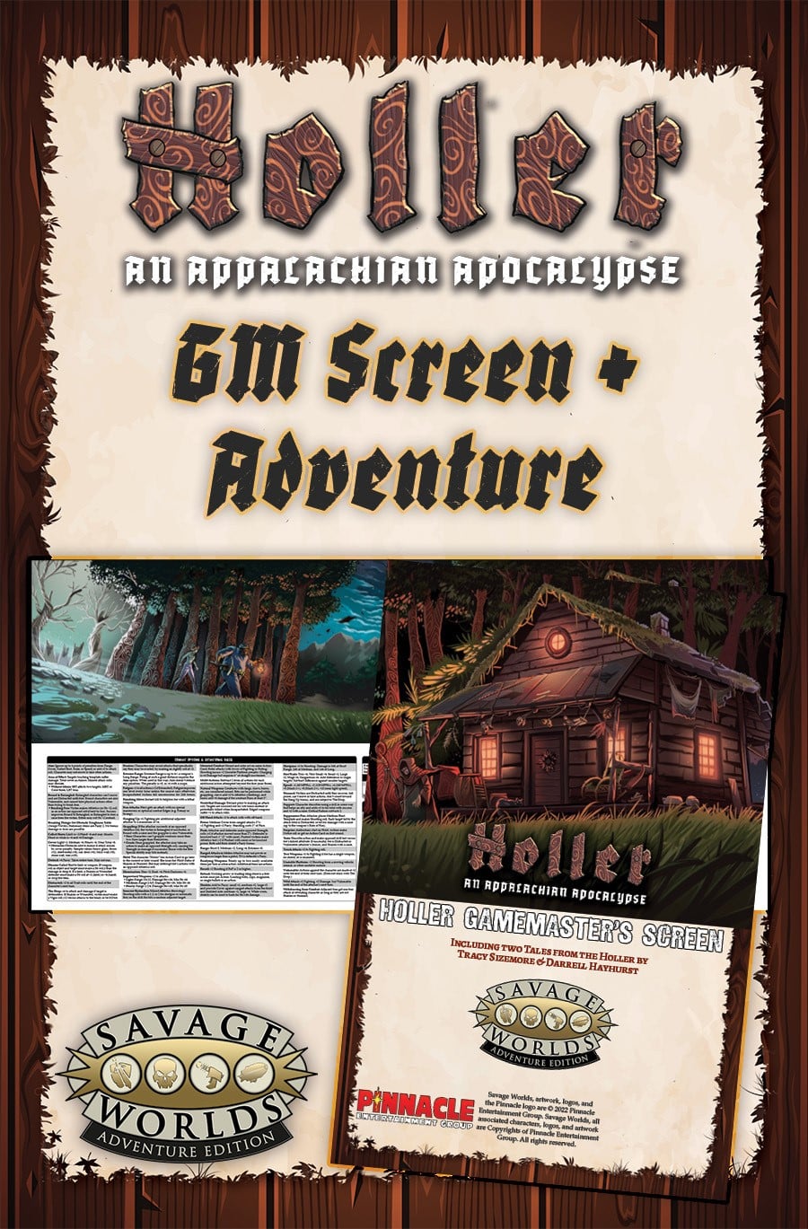 Holler GM Screen & Adventure image 0