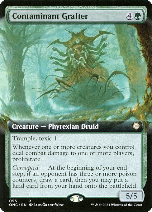 Contaminant Grafter (55) [Phyrexia: All Will Be One Commander] [Extended Art]