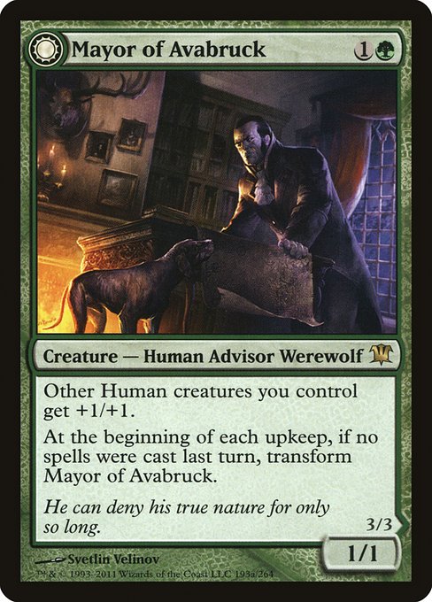 Mayor of Avabruck // Howlpack Alpha (193) [Innistrad]