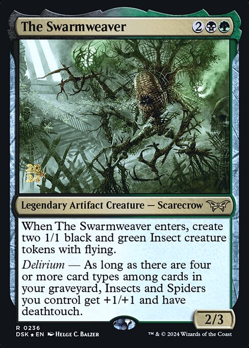 The Swarmweaver (236s) [Duskmourn: House of Horror Promos]