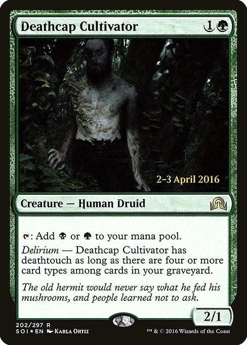 Deathcap Cultivator (202s) [Shadows over Innistrad Promos]