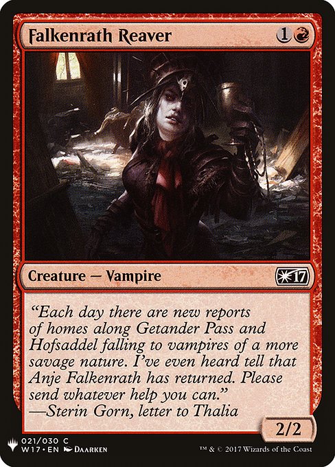 Falkenrath Reaver (W17-21) [The List]