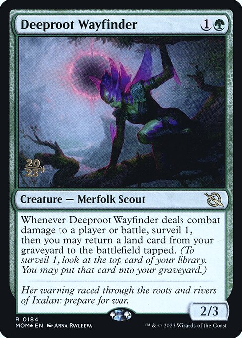 Deeproot Wayfinder (184s) [March of the Machine Promos]