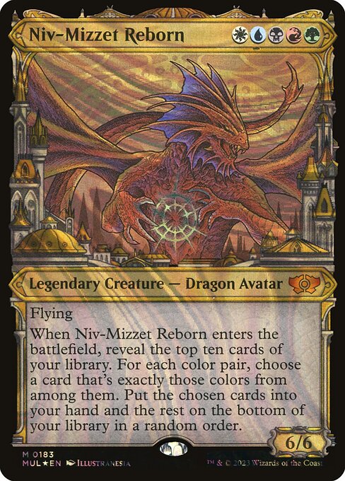 Niv-Mizzet Reborn (183) [Multiverse Legends] [Showcase]