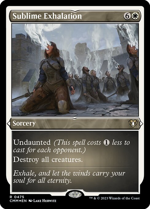 Sublime Exhalation (475) [Commander Masters]